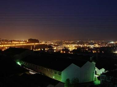 Vistas nocturas do Porto